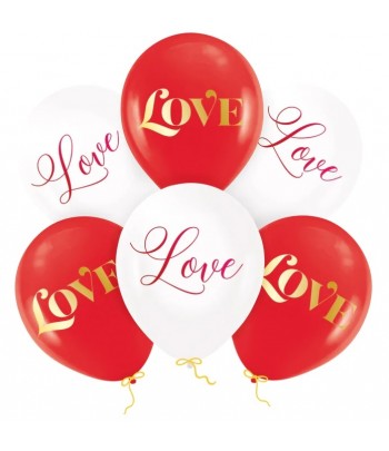 balony lateksowe Love miłość