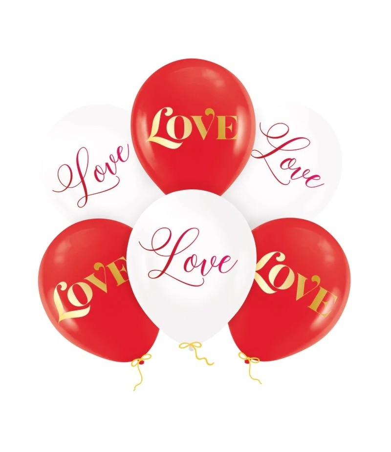 balony lateksowe Love miłość