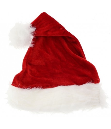 Czapka Świętego Mikołaj Welurowa rozmiar S Święta Boże Narodzenie BNAR-061