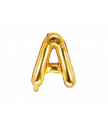 balon litera złota A