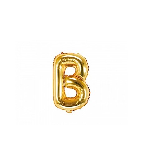 Balon Foliowy Literka B Złota Złoty 40 Cm Urodziny