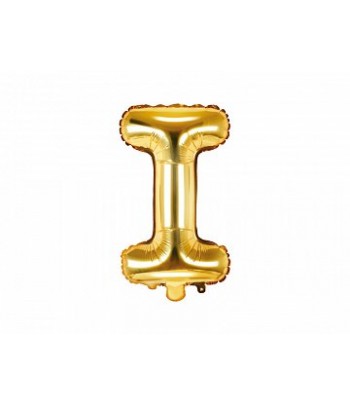 balon litera I złota