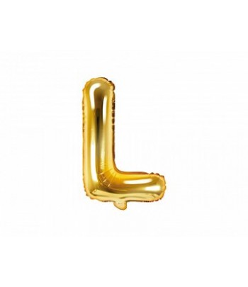 balon literka L złota
