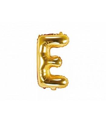 balon złota literka E
