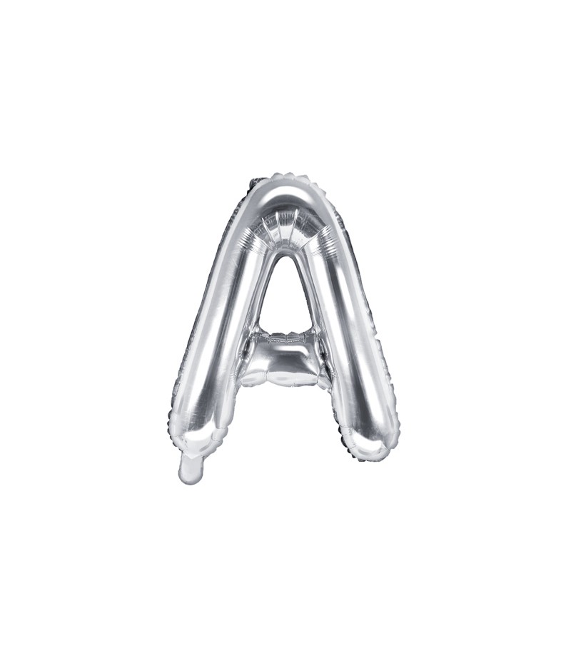 balon foliowy srebrna litera A