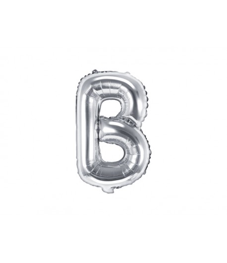 Balon Foliowy Literka B Srebrna 40 Cm Urodziny