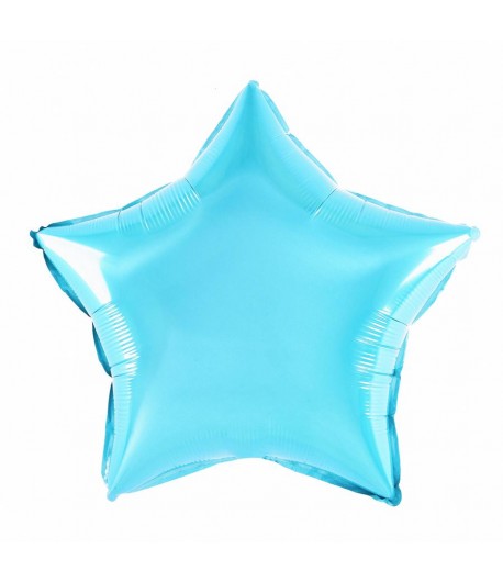 Balon Foliowy Gwiazdka Niebieska 45 Cm