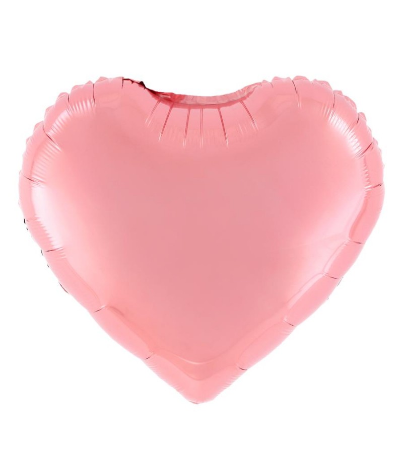 balon serce różowe