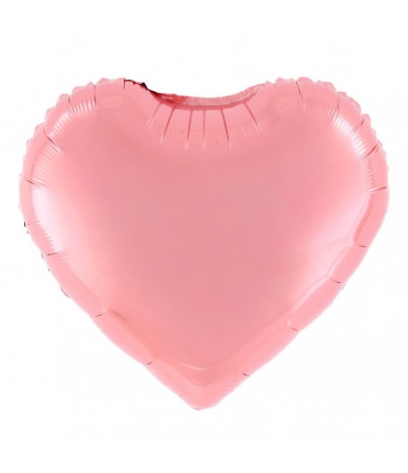 Balon Foliowy Serce Różowe 45 Cm