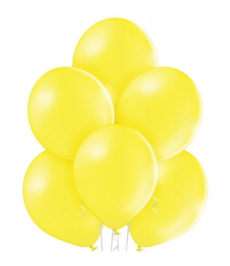 Balony pastelowe żółte