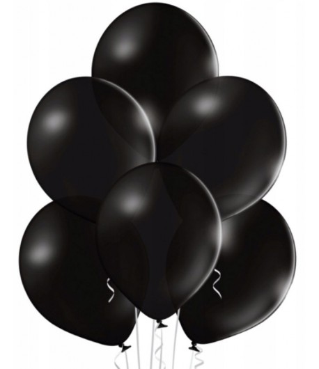 Balony pastelowe czarne 100 sztuk