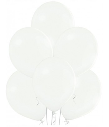 balony białe