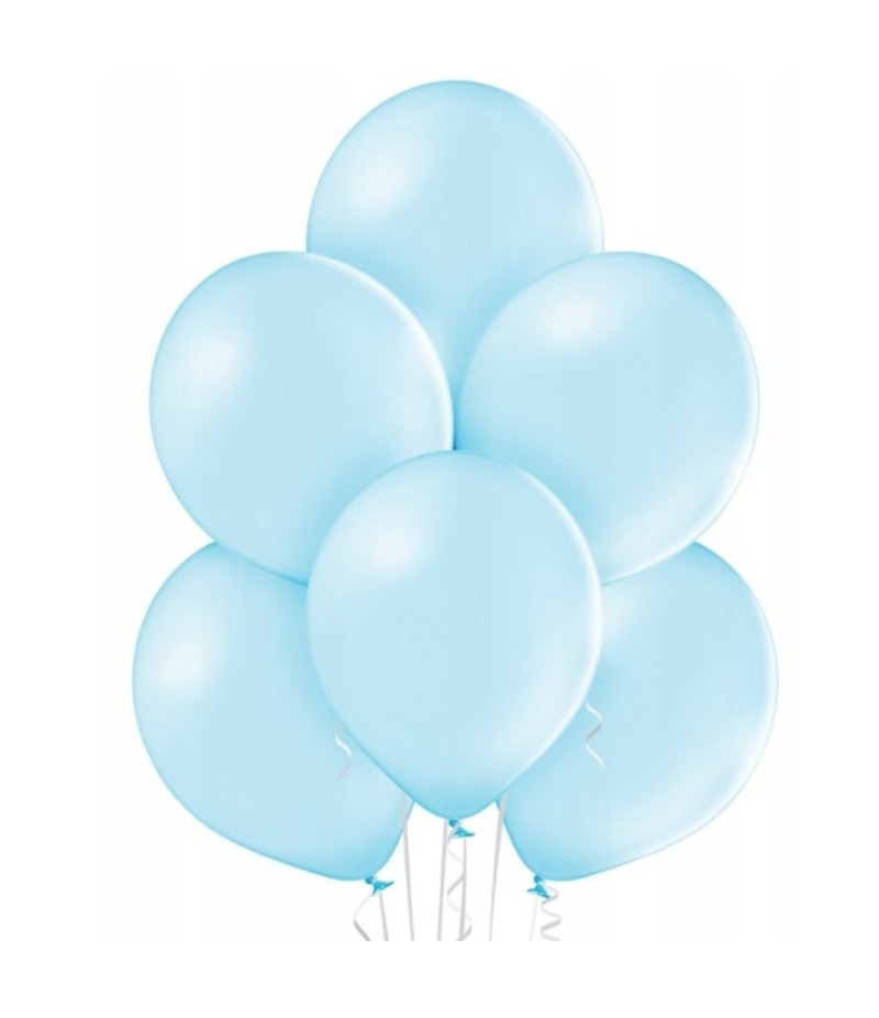 balony błękitne