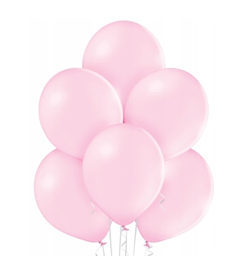 balony jasnoróżowe