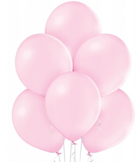Balony pastelowe jasnoróżowe 100 sztuk