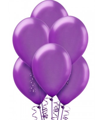 balony fioletowe