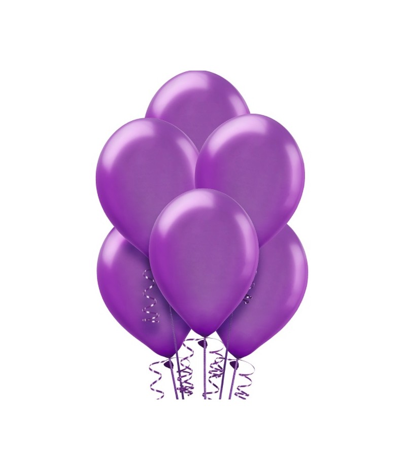 balony fioletowe