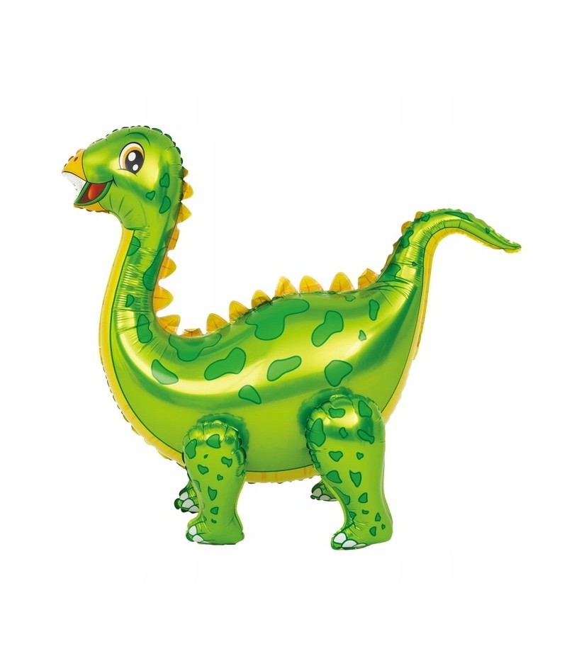 dinozaur balon zielony