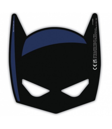 Maski papierowe Batman 4 sztuki