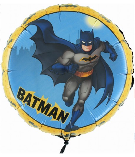 Balon foliowy okrągły Batman 45 cm Urodziny