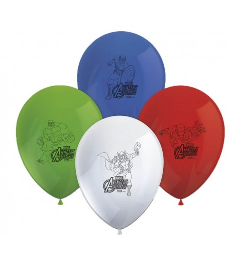 Balony lateksowe Avengers 8 sztuk Urodziny