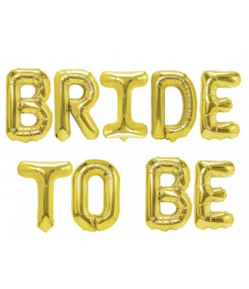 bride to be złoty balon