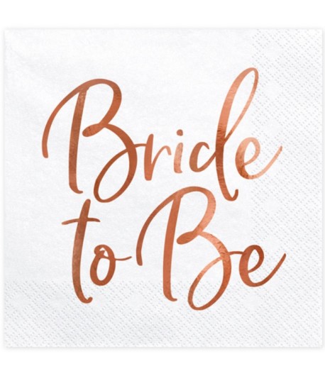 Serwetki papierowe Bride to Be 20 sztuk