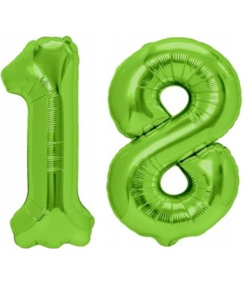 zielone 18 balony
