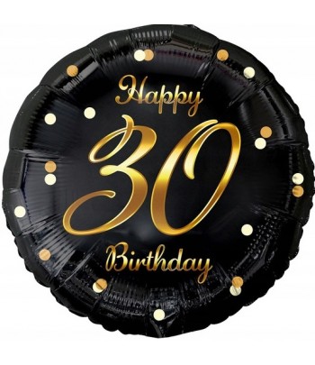 30 urodziny balon foliowy
