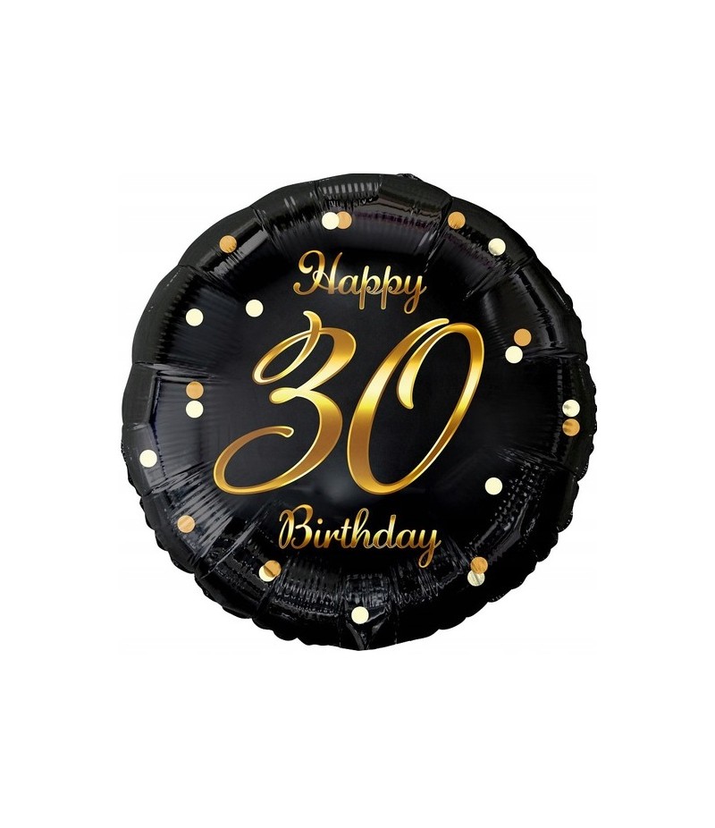 30 urodziny balon foliowy