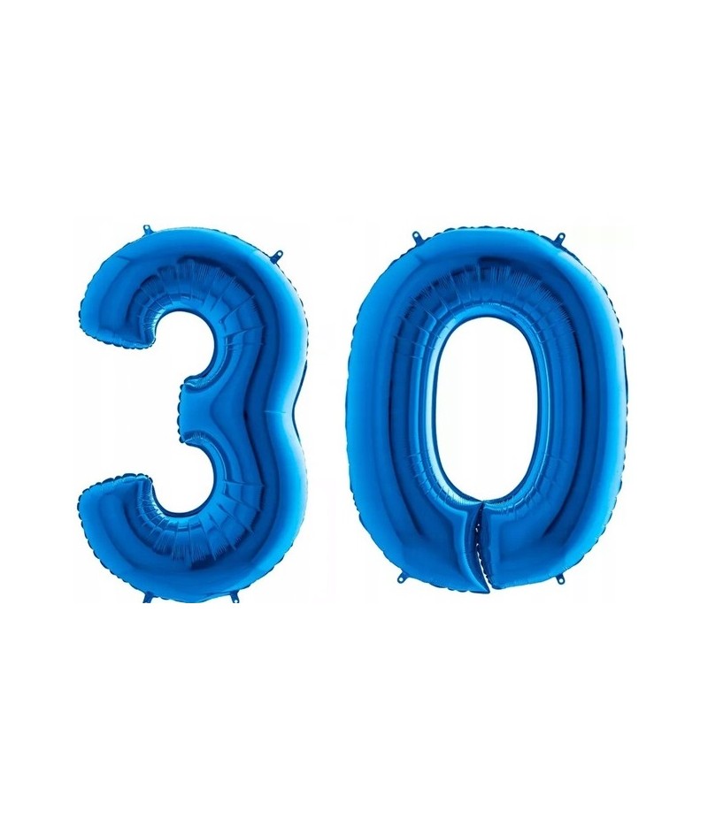 niebieski balon 30
