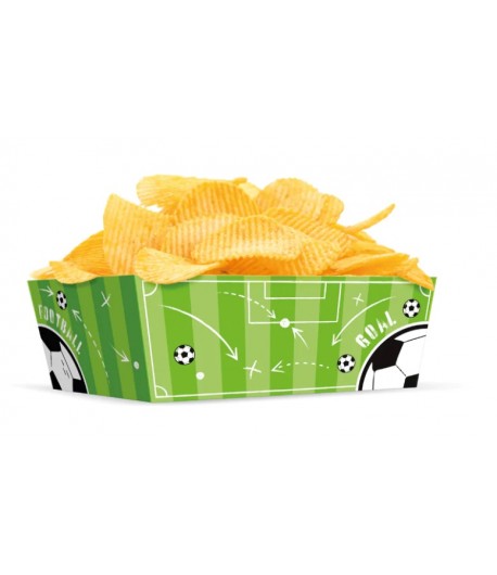 Pudełka na chipsy Piłka Nożna Football 3 sztuki