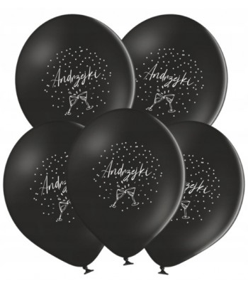 Balony czarne na Andrzejki