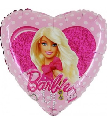 balon serce barbie