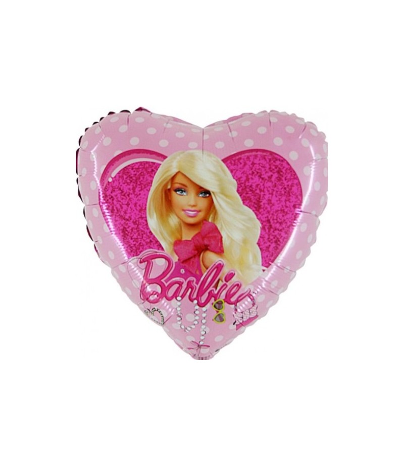 balon serce barbie