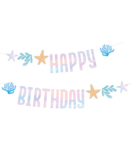 Baner Happy Birthday Ocean 240x17cm