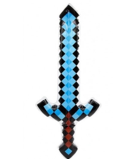 Balon foliowy miecz dmuchany Minecraft 60 cm