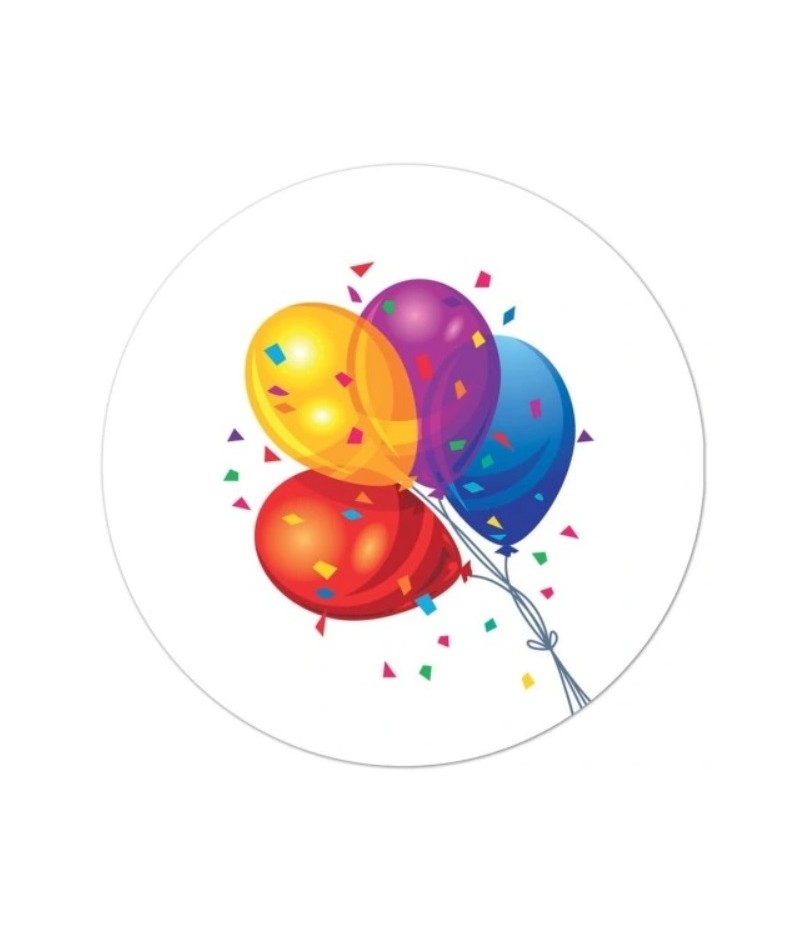 Talerzyki urodzinowe w baloniki