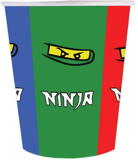 Kubeczki papierowe Ninja 6 sztuk