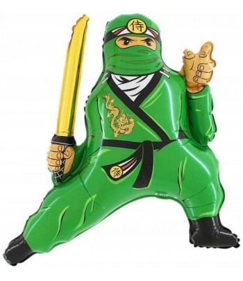 balon zielony ninja