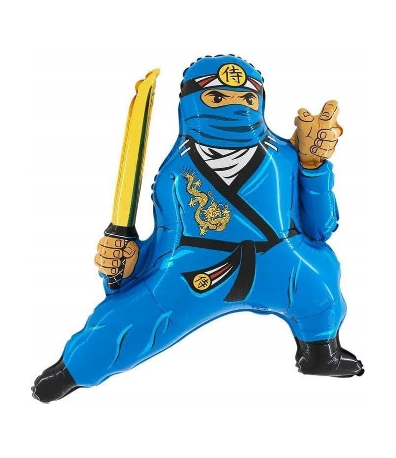 balon foliowy niebieski ninja