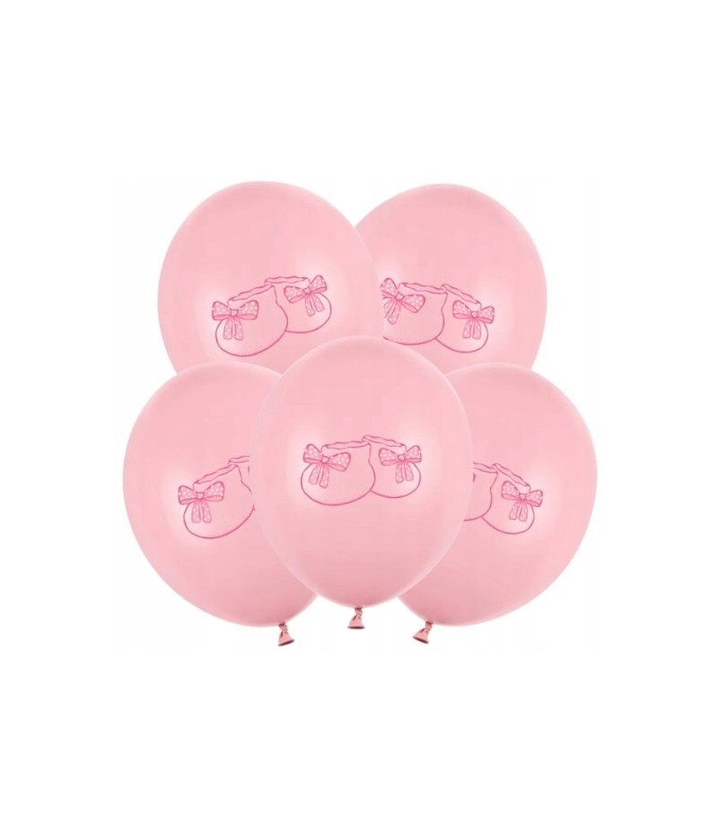 Różowe balony Baby Shower