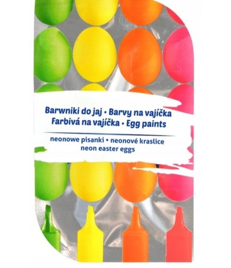Barwniki do jajek neonowe Pisanki Dekoracje WKL-053