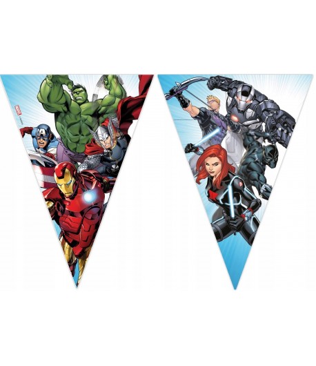 Flagi Girlanda Avengers 230 cm Urodziny