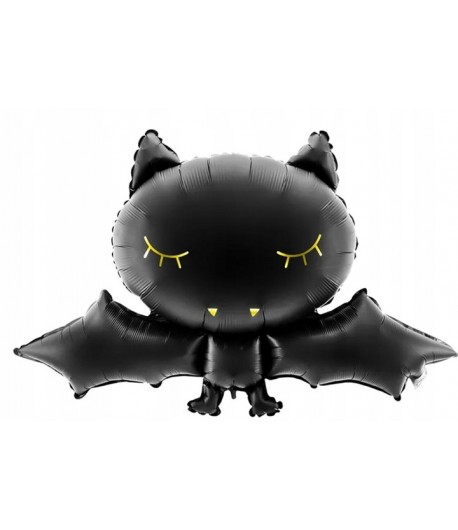 Balon foliowy czarny Nietoperz Halloween 80x52 cm