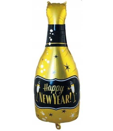 Balon foliowy Szampan Happy New Year Sylwester