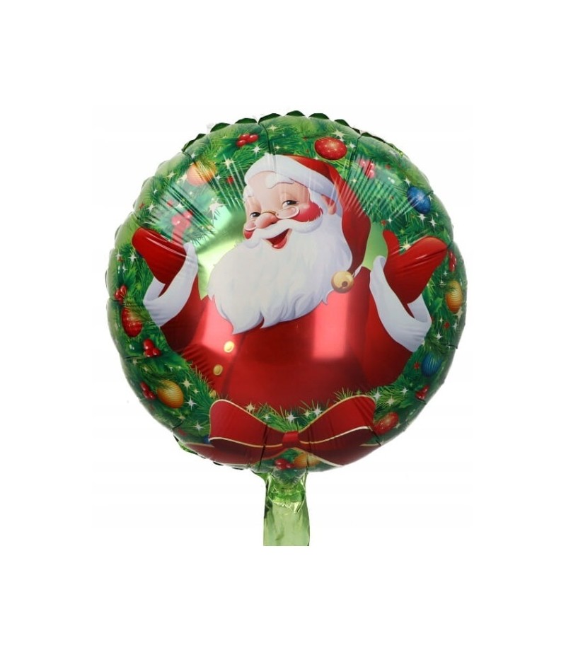 balon okrągły Święty Mikołaj