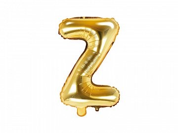 Balon Foliowy Literka Z Złota Złoty 40 Cm Urodziny