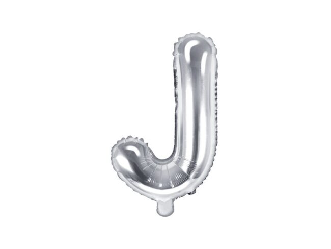 balon Literka J Srebrna