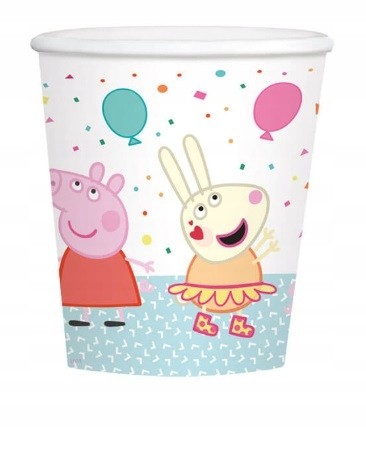 Kubeczki Świnka Peppa 8 Sztuk